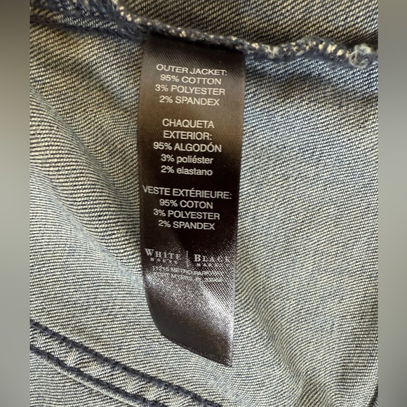 White House Black Market Denim Jacket - Picture 2 of 5